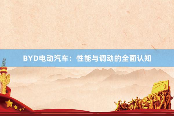 BYD电动汽车：性能与调动的全面认知